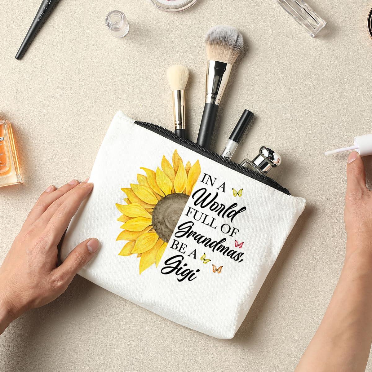 NBIAN Gigi Gifts for Grandma, Nana Gifts from, Grammy Gift for Mothers Day, Birthday Gifts for Nana, Great Grandma Gifts, Best Grandmother Gift, Thanksgiving Christmas Gifts, Travel Toiletry Bag