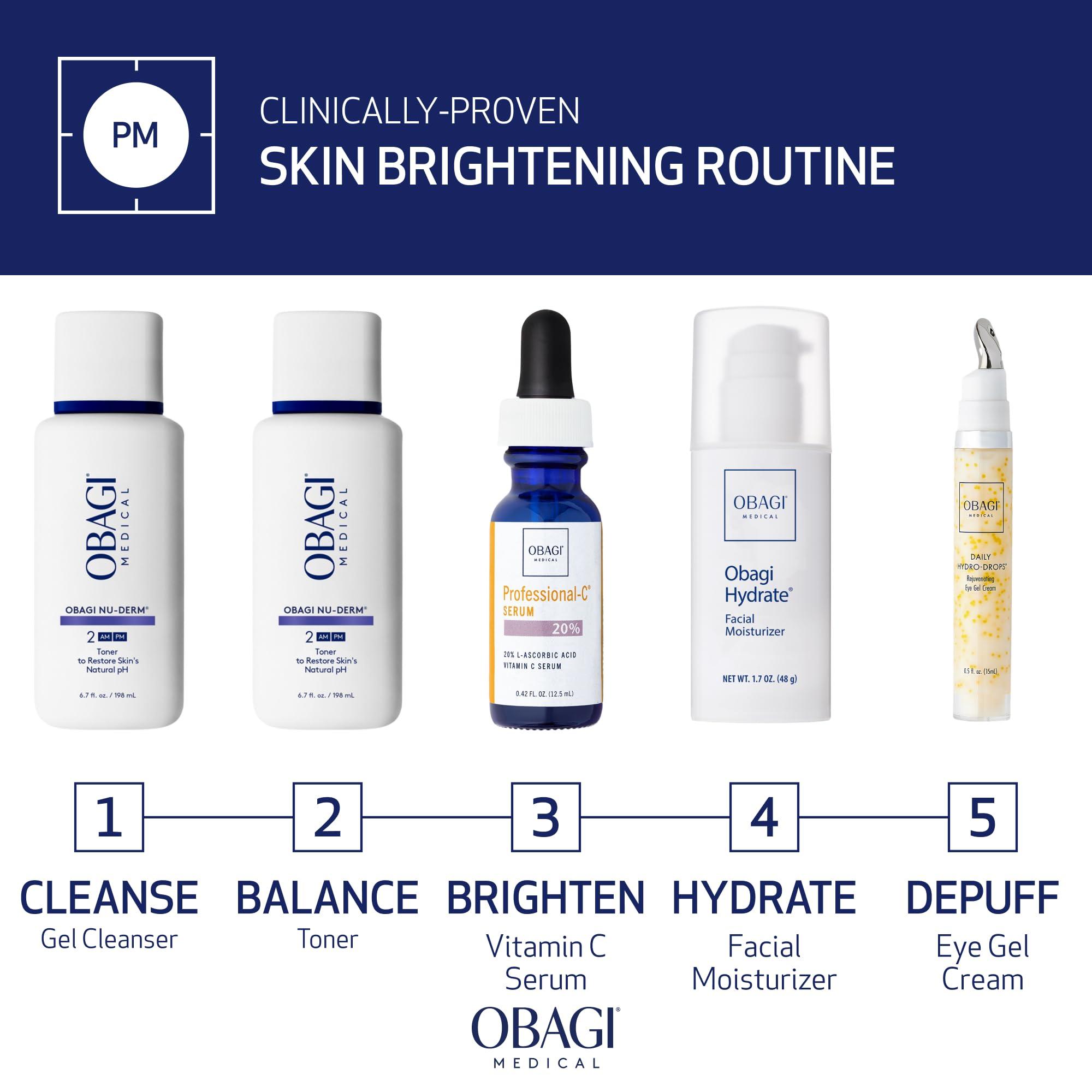 Obagi Medical Obagi Professional-C 20% Vitamin C Serum Helps Brighten Skin Tone and Minimize the Appearance of Fine Lines & Wrinkles 0.42 oz