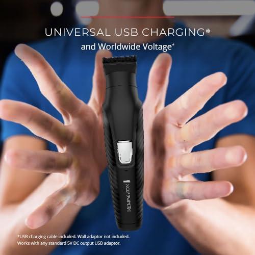 Remington Remington All-in-One Groomer 10 Pcs. Grooming Kit with 16 Length and Style Settings, Up to 70 Minute Runtime for Premium Performance with Smooth Glide Comfort