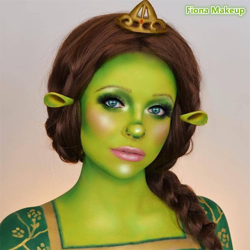Go Ho Go Ho Ogre Green Face Paint Stick,Water Based Washable Face Body Paint,Non-toxic Full-coverage Cream Ogre Green Body Paint for Adults Children Halloween Cosplay SFX Makeup