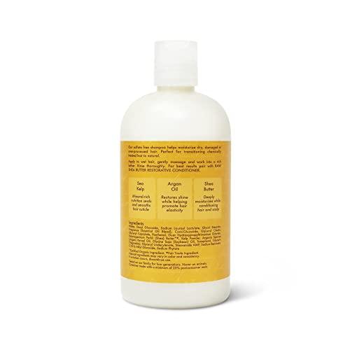 SheaMoisture Raw Shea Butter Moisture Retention Shampoo by Shea Moisture for Unisex - 13 oz Shampoo - Pack of 2