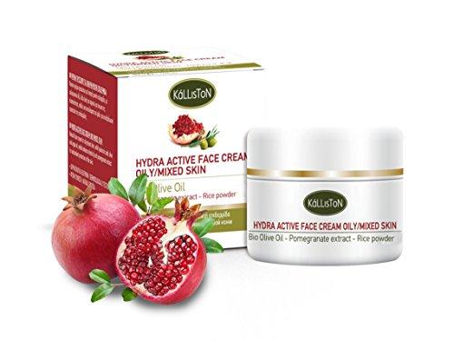 Kalliston Kalliston | Hrydra Active Face Cream & Anti-Wrinkle Cream | For Oily Skin | Uses Bio Active Olive Oil | Made in Ancient Crete, Greece | 1.69 oz (Pack of 2)