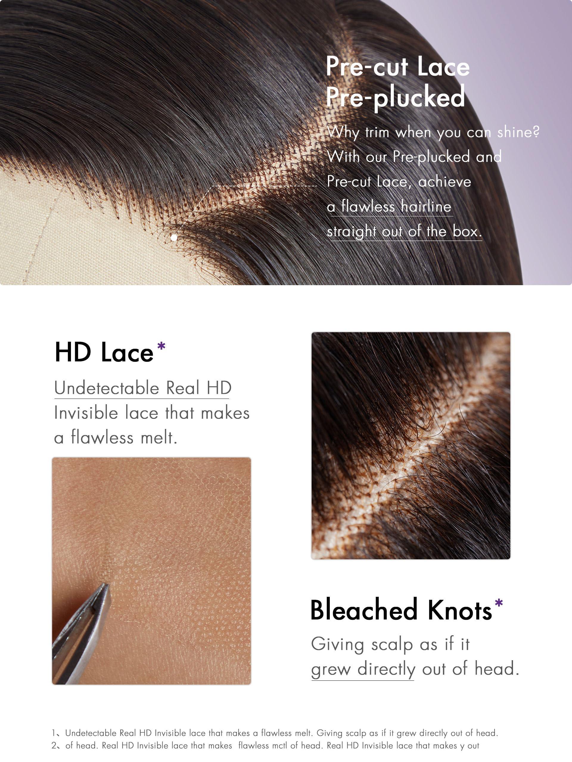 LUVME HAIR LUVME HAIR 8\'\' Blunt Cut Bob Wig Human Hair Pre Cut Glueless HD Lace Closure Wig Pre Plucked Mature Boss Side Parted Straigh Human Hair Short Wigs For Women