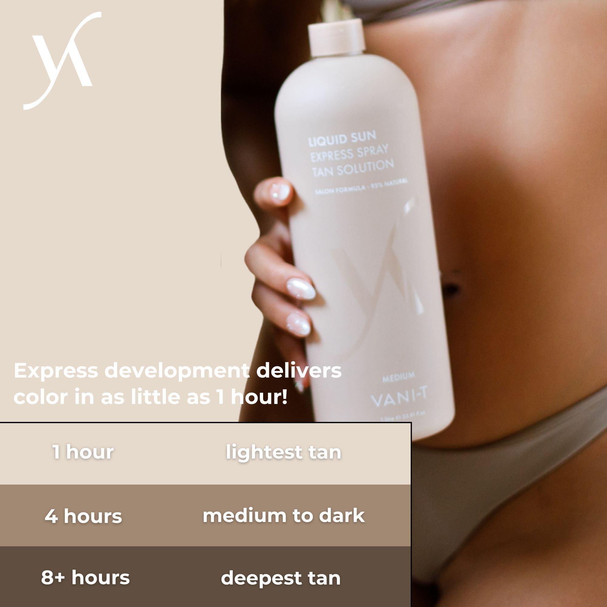 Vani-T Vani-T Liquid Sun Express Spray Tan Solution - Medium