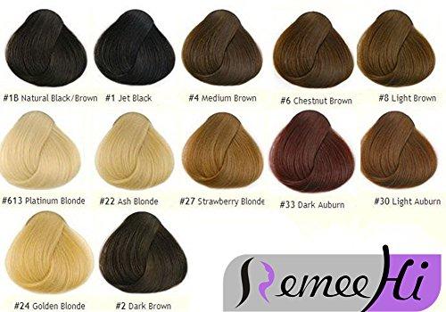RemeeHi Remeehi 100Strands Body Wave Micro Bead Nano Rings hair extension 100% Brazilian Virgin Human Hair 1G/S 18 Inches #8/613 Natural black