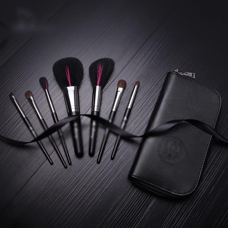 JMKJMJP JMKJMJP A Touch Of Red Series Makeup Brush Set Brush 7 Eye Shadow Brush Smudge Brush Loose Powder Brush Beginner