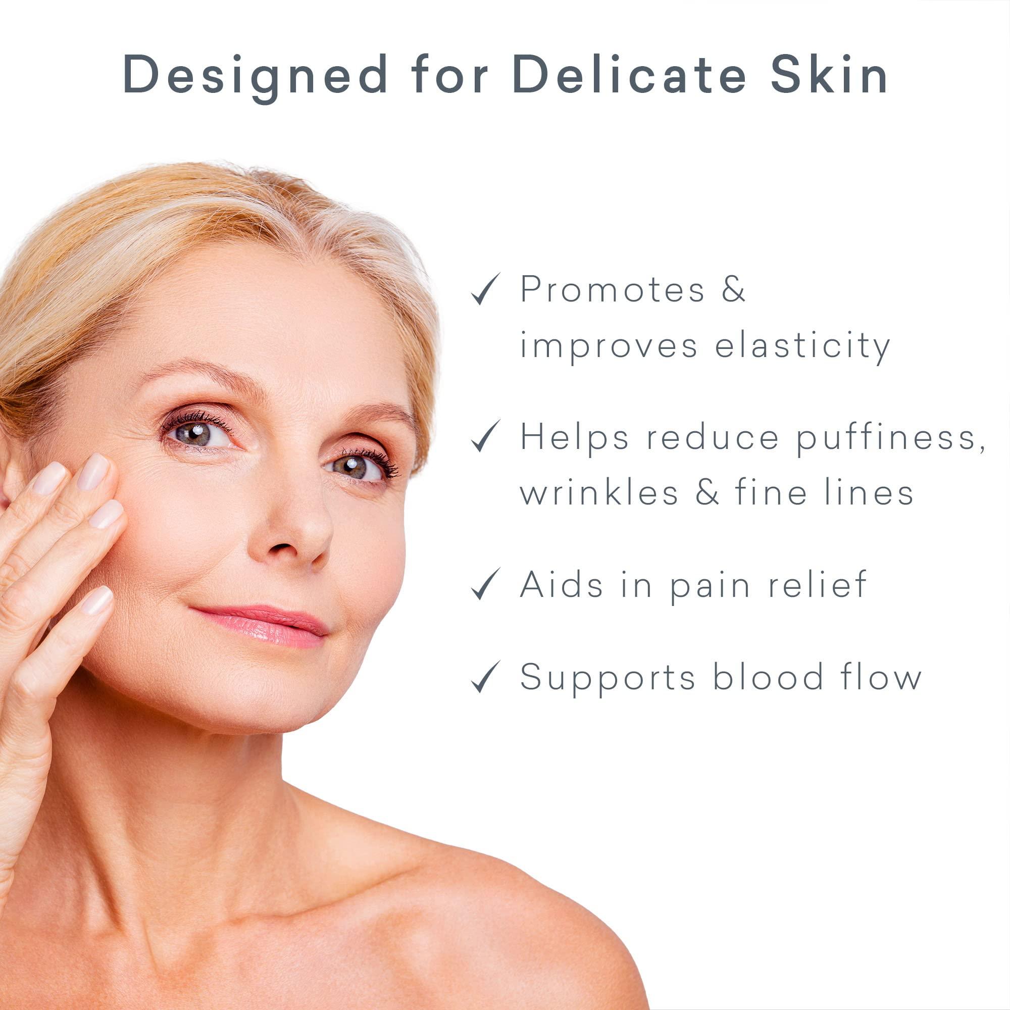 Lumina NRG 3-in-1 Eye Massage Wand - Reduce Fine Lines, Dark Circles & Inflammation - Improve Skin Elasticity & Blood Flow | Lumina NRG