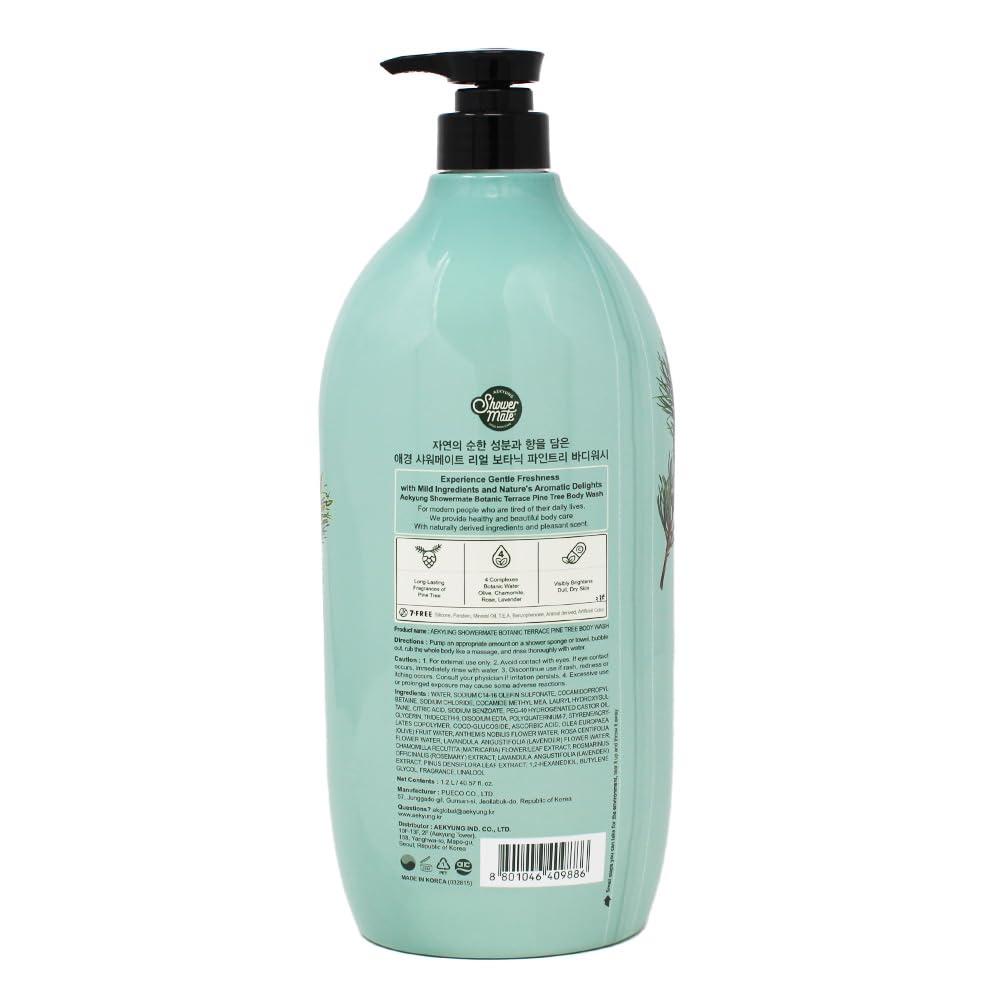SHOWERMATE SHOWERMATE Botanic Body Wash 42.3 fl oz, 1.2 kg (Pine Tree)