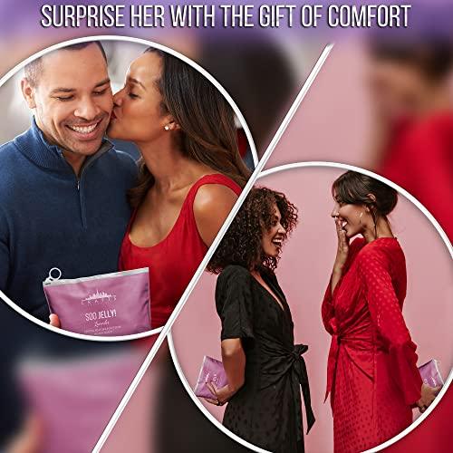 CRAFTS AND THE CITY Crafts And The City SOO Jelly Pedicure Packs - Pedicure Foot Soak For Feet - Moisturizing Jelly Spa Pedi Soak - Foot Spa Bath Soak For Soaking - Pedicure Foot Gel To Relax Sore Feet (Lavender)