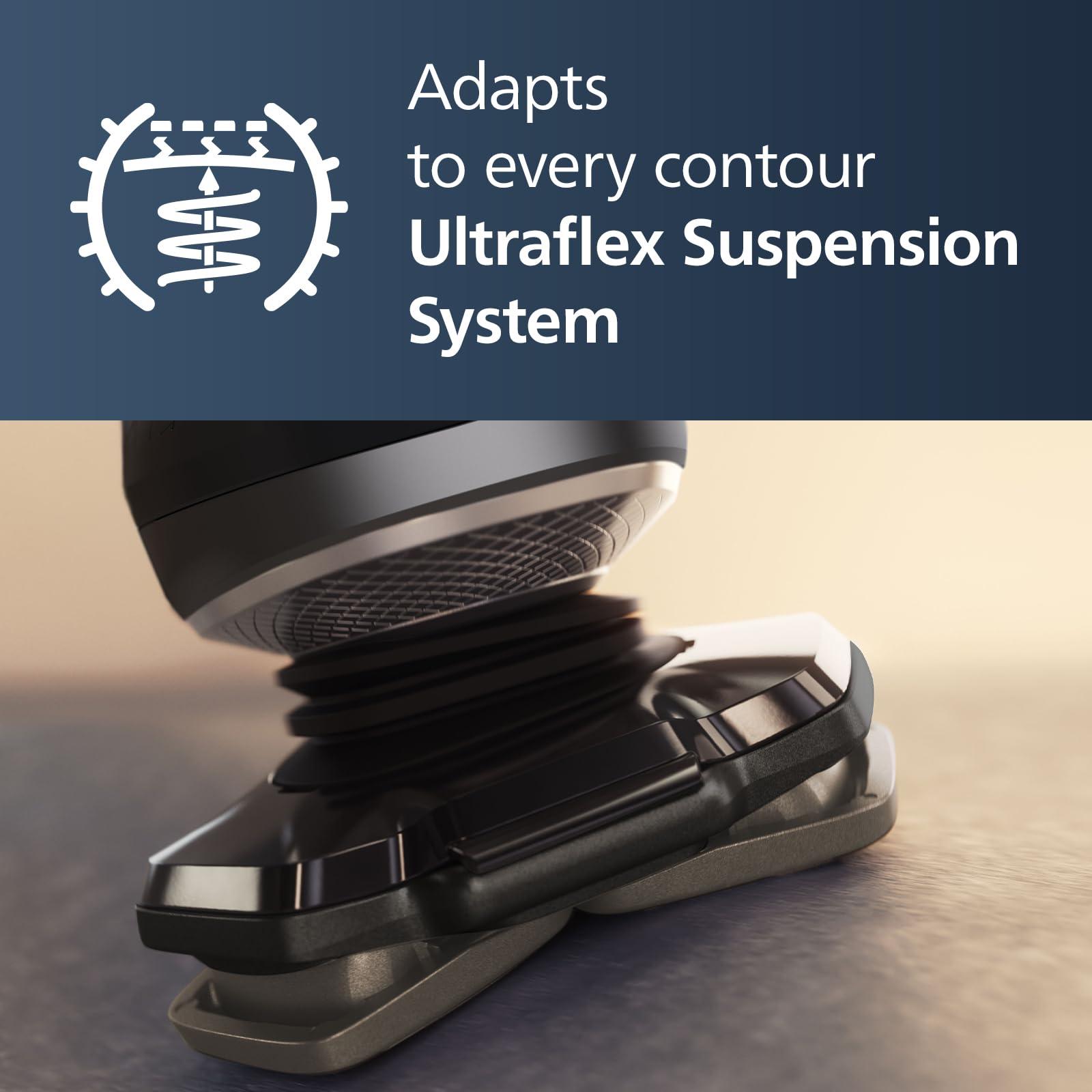 Philips Norelco Philips Norelco S9000 Prestige Electric Shaver with Qi-Charger, Precision Trimmer and Premium Case, SP9872/86