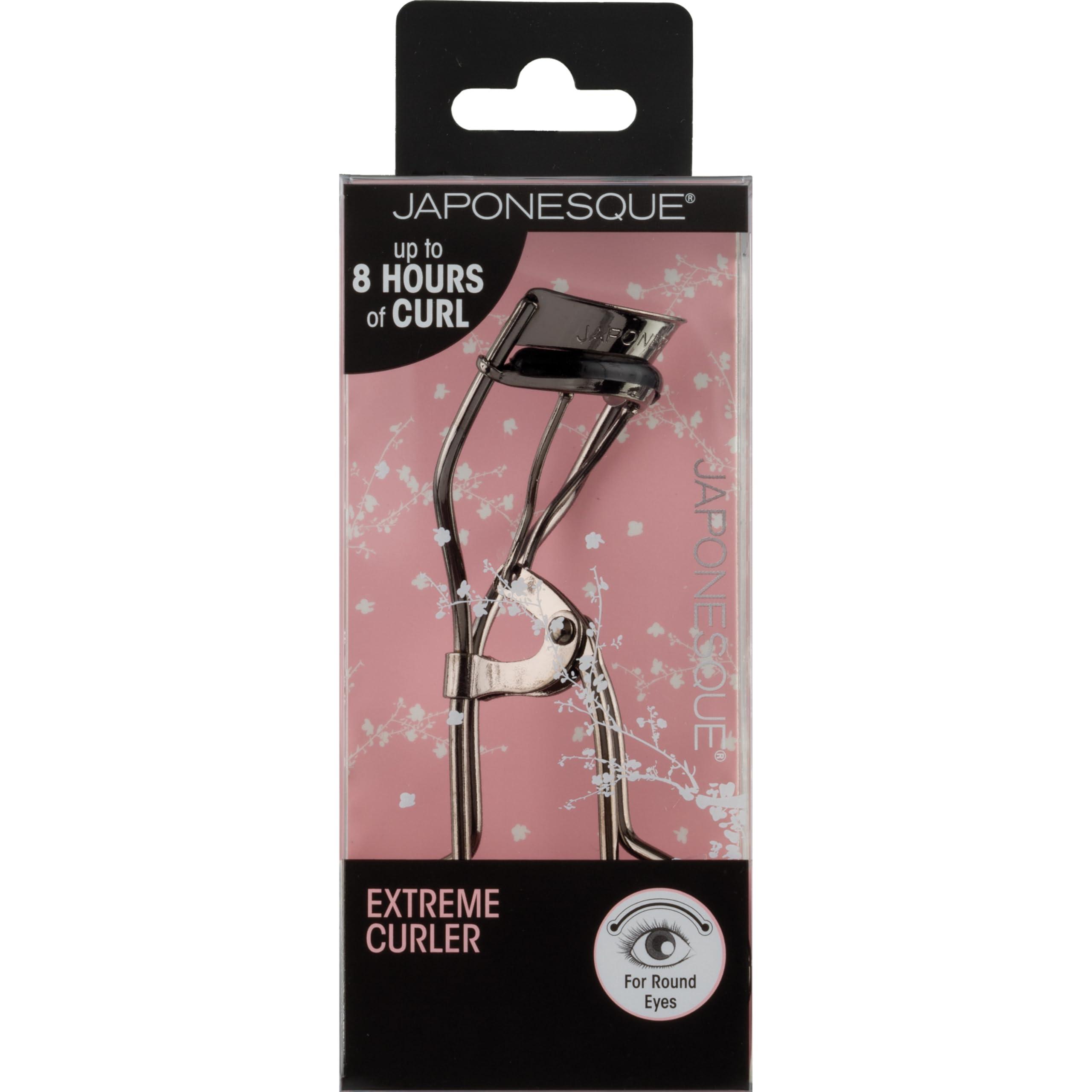 JAPONESQUE JAPONESQUE Professional Volumizing Lash Curler for Natural & False Lashes on Most Eye Shapes and Large Eyes, 1 Refill Pad, Holds Curl up to 8 Hours