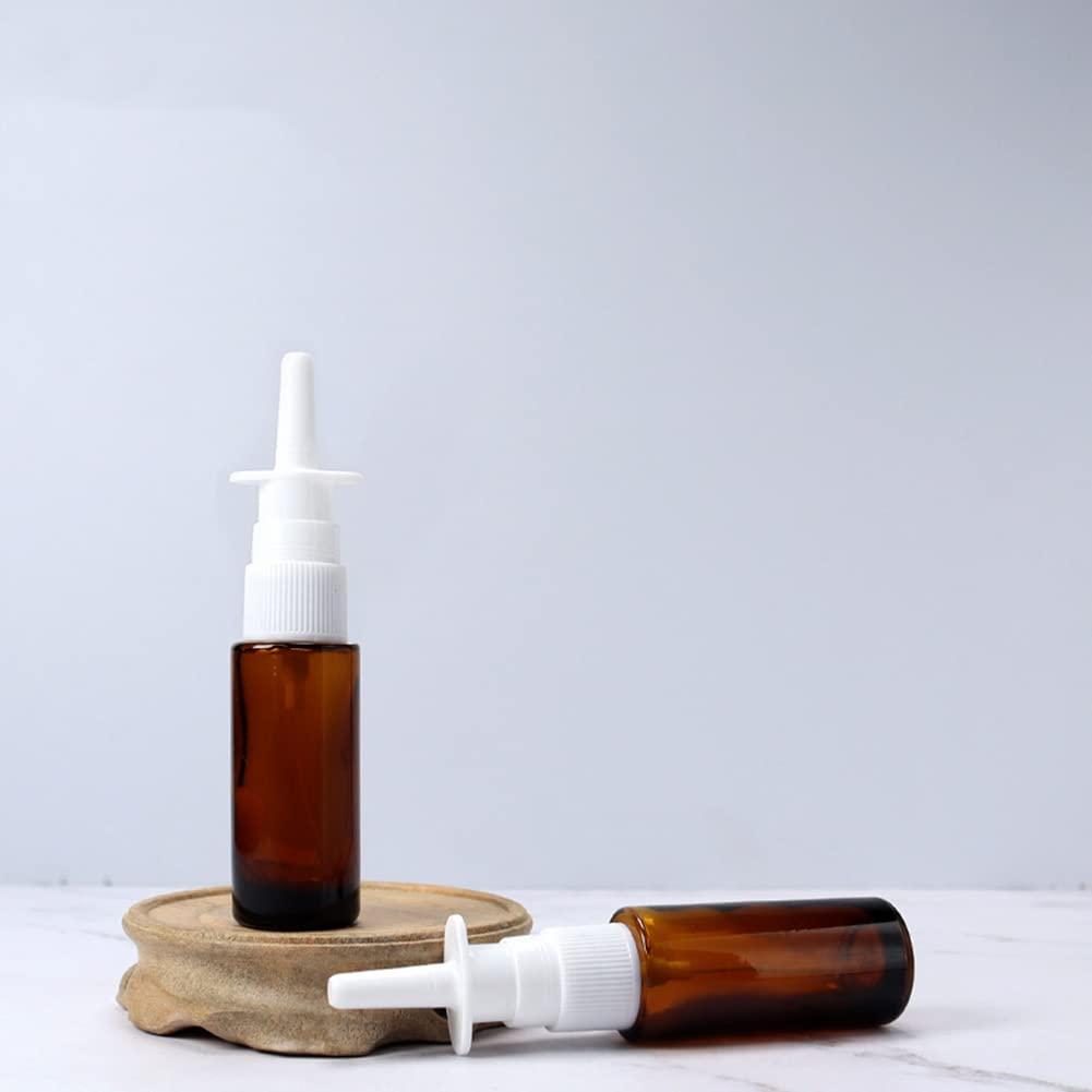 vipolish 12 PCS Empty Amber Plastic Spray Bottles Pump Cleanser Container Dispenser Storage Fine Mist Sprayer for Washing Cleaning Makeup Dispensing