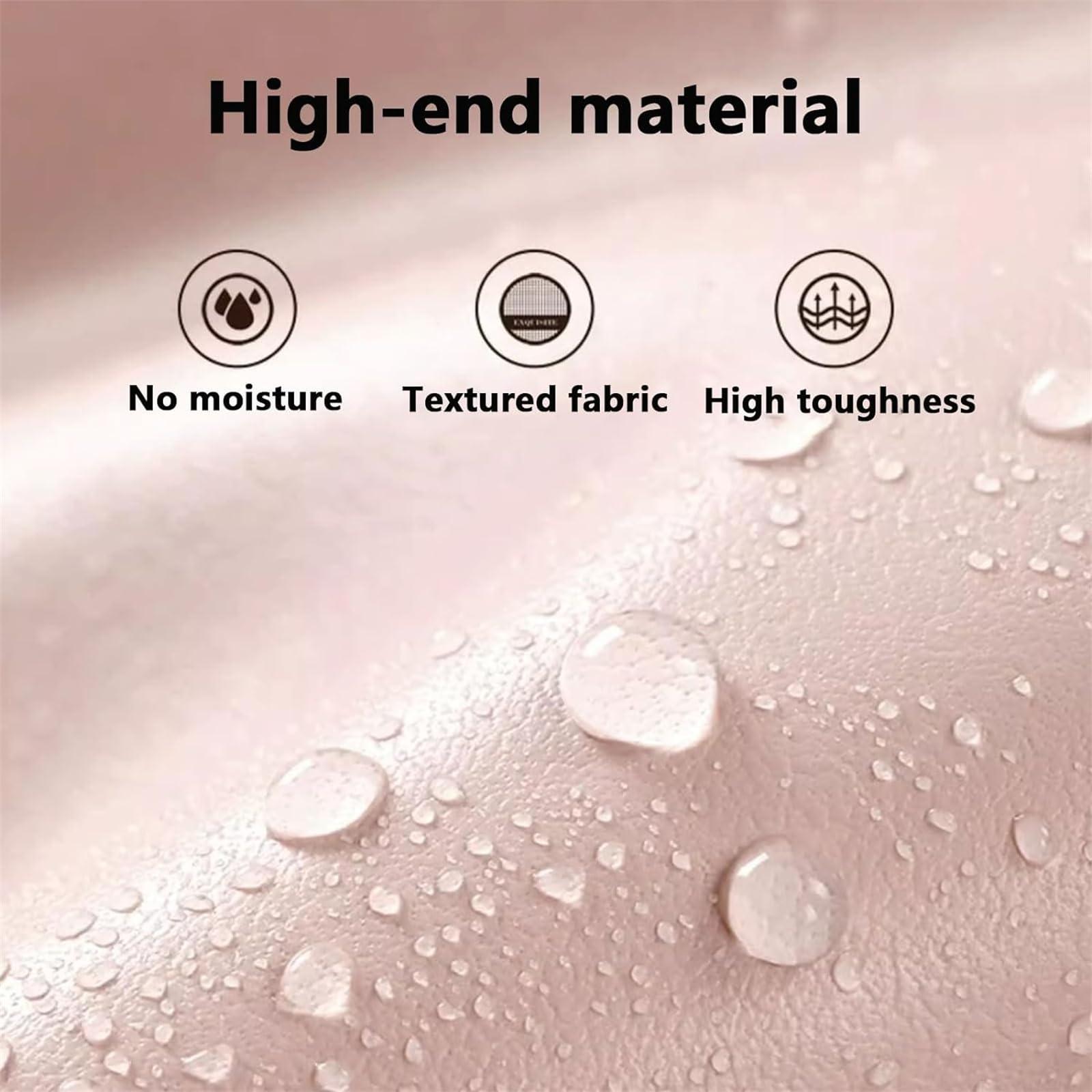 WEGS WEGS Multi-compartment Toiletry Cosmetics Bag, Cosmetic Bag, Makeup Bag, Multi Compartment Toiletry Bag, PU Leather Portable Storage Large Capacity