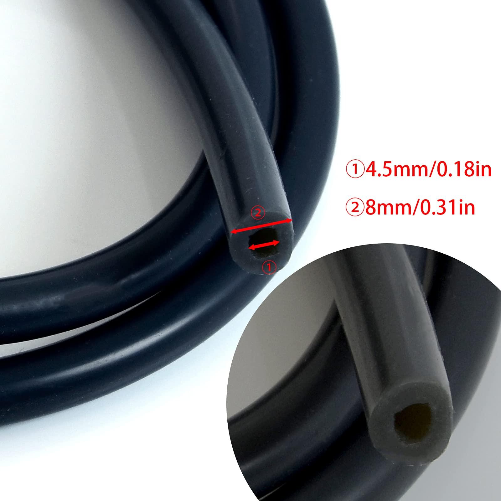 Elitzia 1M Silicone Tube Gray Set Spare Parts For Vacuum Or Diamond Microdermabrasion Machine Elitzia ET956