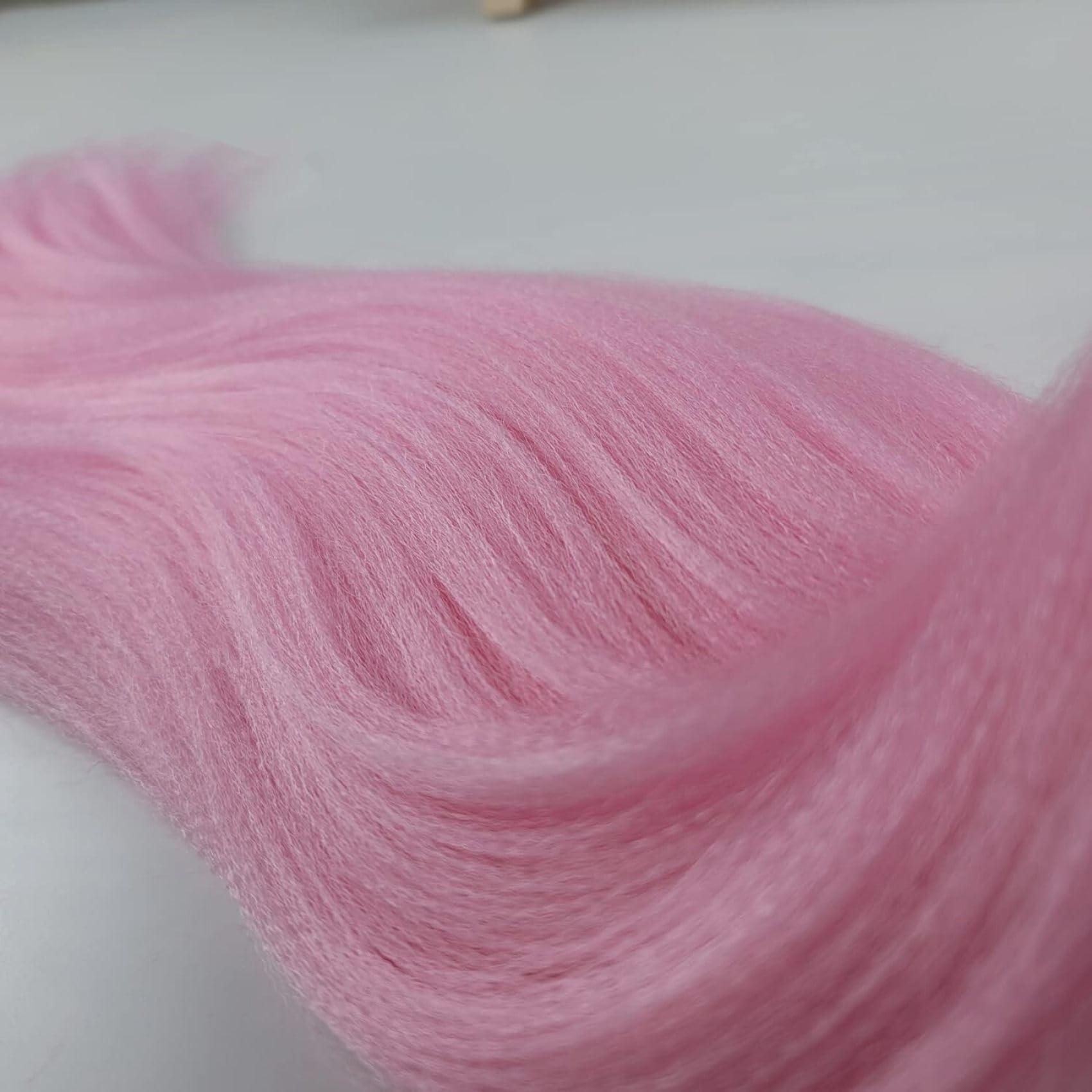 Leticia Pink Braiding Hair Pre Stretched Braid in Hair Extensions Pink Hair Braids