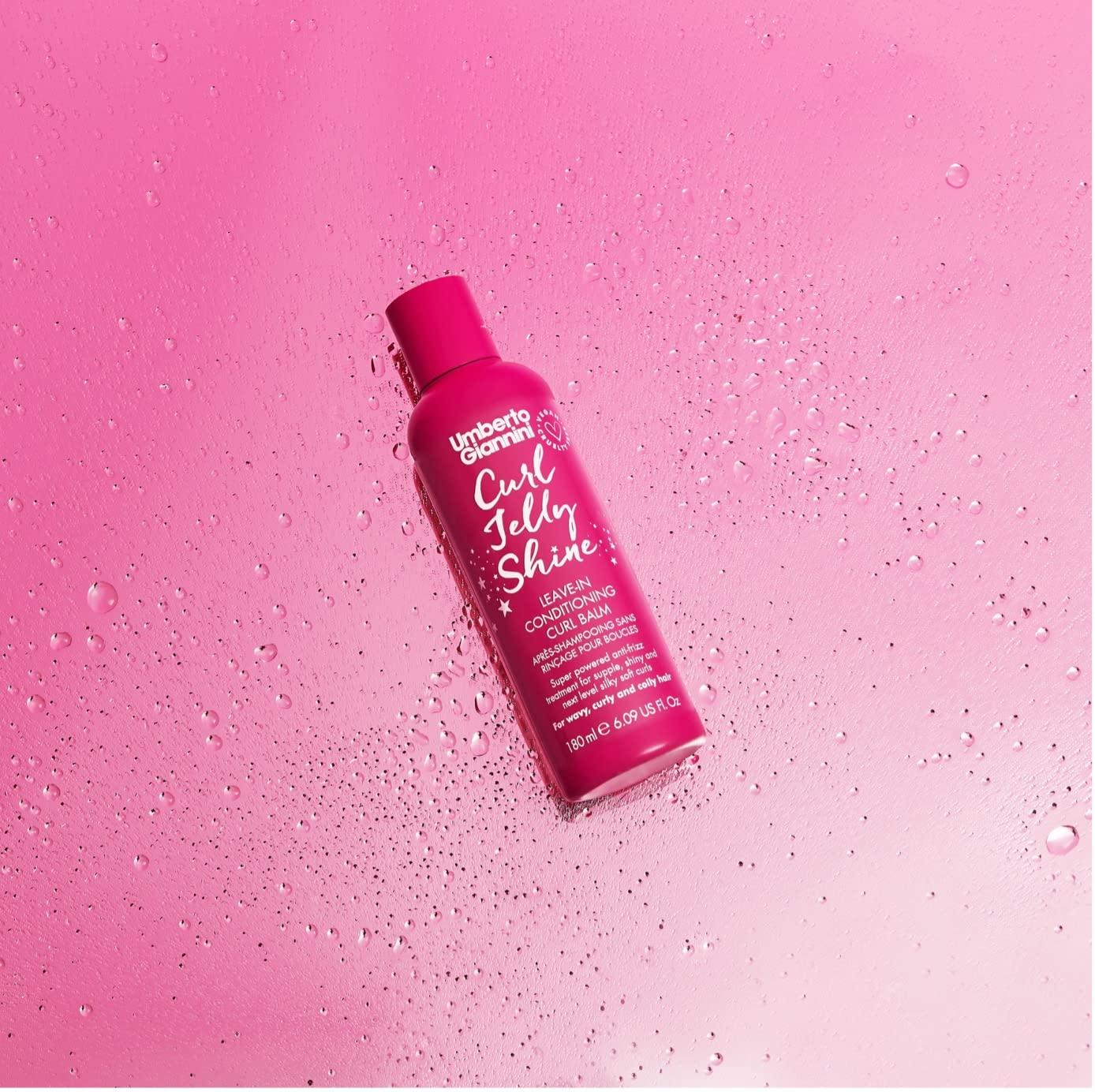 Umberto Giannini Umberto Giannini Curl Jelly Scrunching Jelly, Vegan & Cruelty Free Frizz Solution Gel for Curly or Wavy Hair, 200 ml (Curl Jelly + Curl Shine Duo)