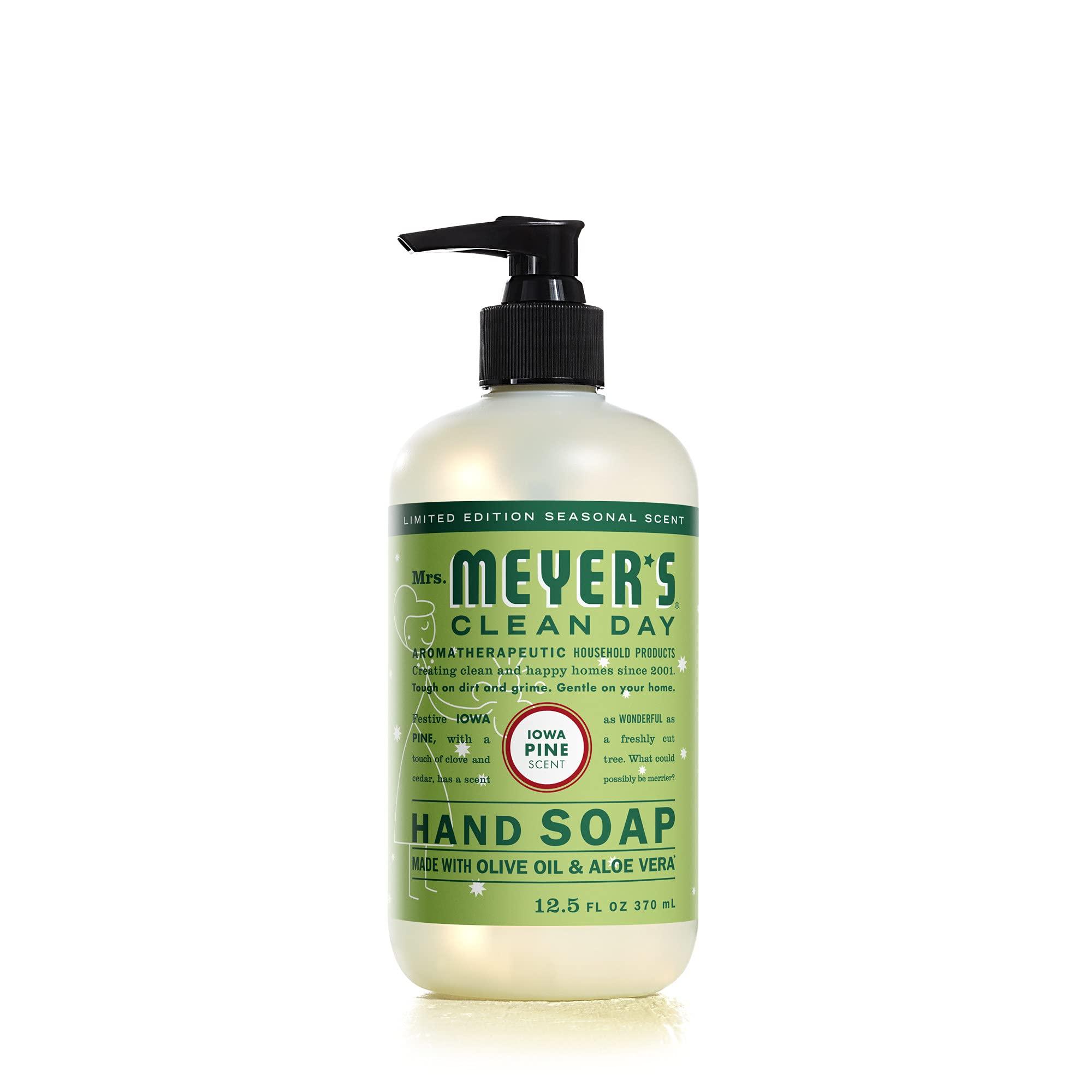 MRS. MEYER'S CLEAN DAY Mrs. Meyer's Clean Day Liquid Hand Soap Iowa Pine, 12.5 Fl Oz (Pack of 1)