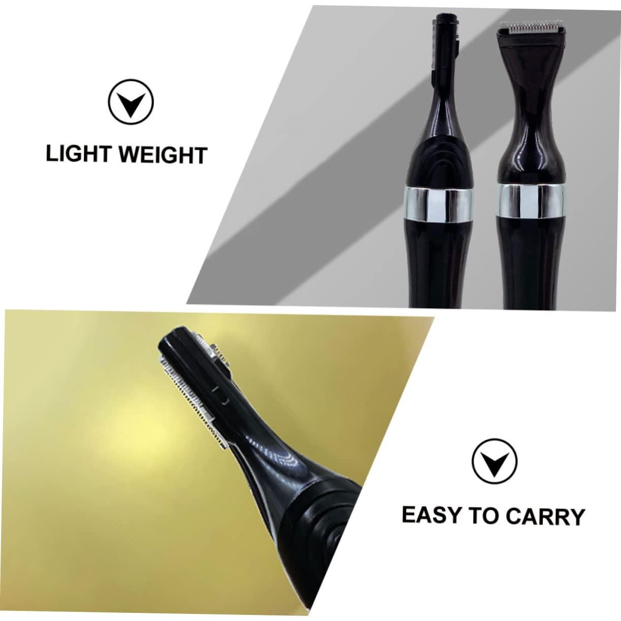 Ipetboom Ipetboom Men\'s Women\'s Electric Eyebrow Shaver Facial Hair Removal Nose Hair Trimmer Comfortable Grip Water-Resistant