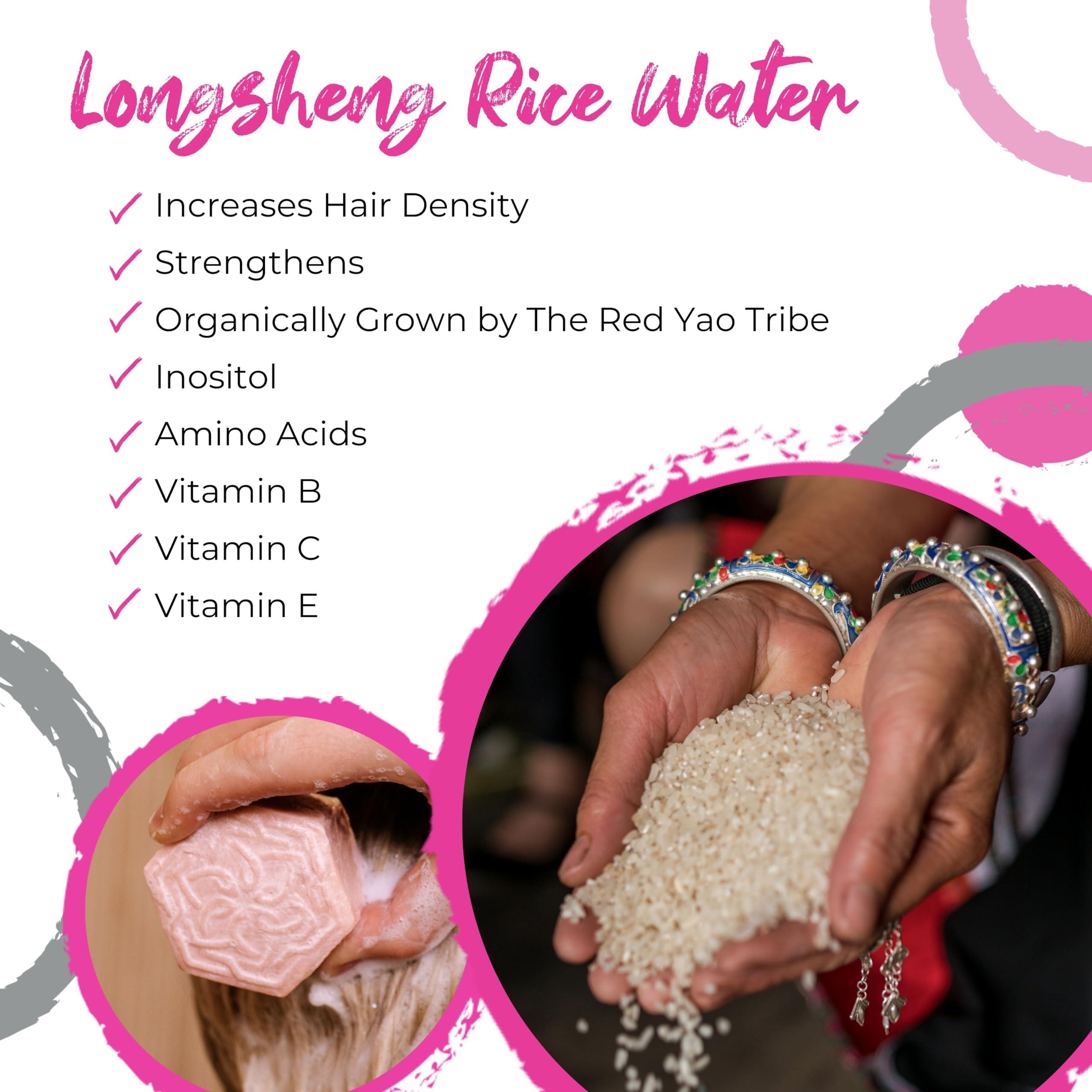 Viori Viori Coconut Bliss Advanced Repair and Moisturizing Shampoo Bar - Made with Rice Water for Hair Growth - Handcrafted Sulfate Free Shampoo