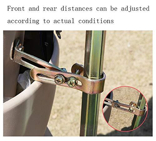 AKKY AKKY Rain and Sun Protector Cover for Bicycle, Oversized Umbrella Aluminum Connector Foldable Bicycle Awningfor Camping, Outdoor, Sports