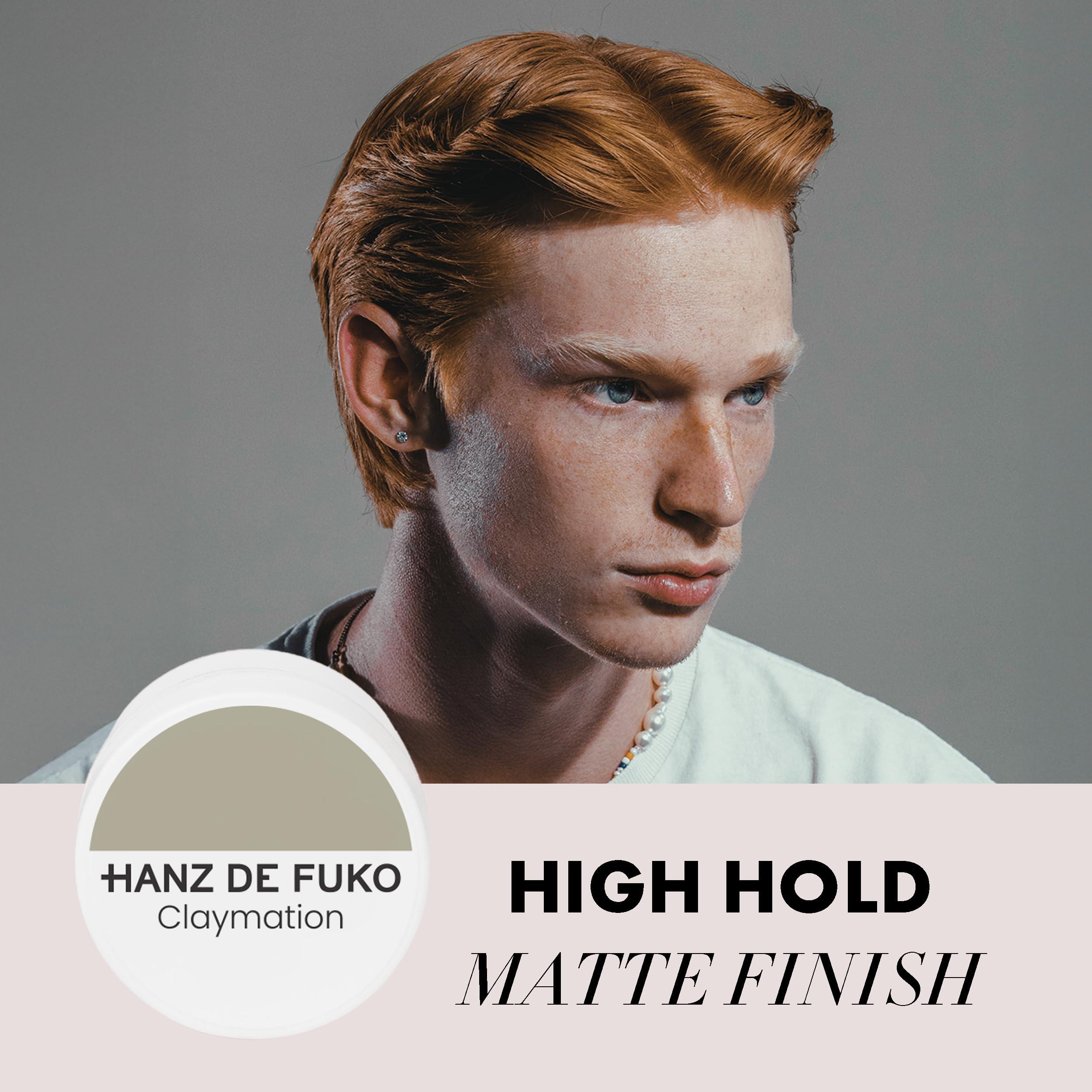 Hanz de Fuko Hanz de Fuko Deluxe Hair Care Kit Super Styling Sampler Featuring Claymation, Sponge Wax, Modify Pomade, Scheme Cream 4 pack, 0.25oz each