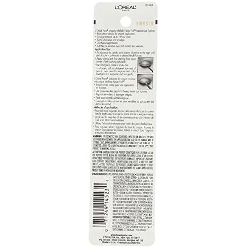 L'Oreal Paris L\'Oreal Paris Infallible Never Fail Eyeliner, Black, 0.008 Ounces