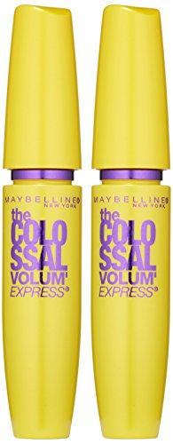 Maybelline New York Maybelline New York Volum Express Colossal Washable Mascara, Glam Black, 2 Count