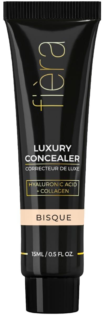 FIRA Fira Luxury Concealer & Foundation with Anti-Aging Ingredients - Full Coverage for Dark Circles, Wrinkles, Fine Lines, and Spots, All-Day Wear For Mature Skin - Bisque, 0.5 FL. OZ. / 15 ML