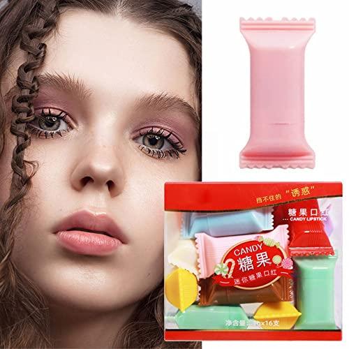 WGUST Organic Lipstick for Kids Cute Lipstick Mini Lipstick Candy Lipstick Set Candy Foggy Lipstick Womens Makeup