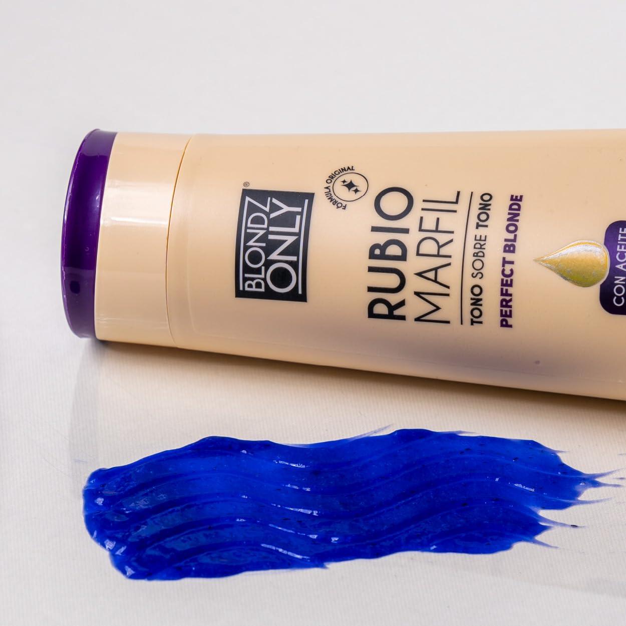 Blondz Only Blondz Only Purple Shampoo Rubio Marfil Blonde Pearl with Argan Oil Perfect Blonde (Perla Beige) 11.8 Fluid Ounce (350 ml)