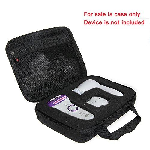 Hermitshell Hermitshell Hard Travel Case Fits Braun Silk-épil 9 9-579 Wet Dry Cordless Electric Hair Removal Epilator Ladies' Electric Shaver Women