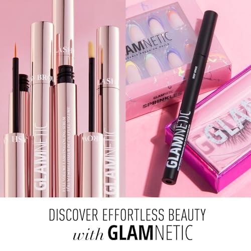 Glamnetic Glamnetic Felt Tip Magnetic Eyeliner Pen - Brown 0.025 fl oz | Brown Smudgeproof & Waterproof Eyeliner Pen, All-Day Hold for Magnetic Eyelashes, Quick-Drying, Paraben-Free