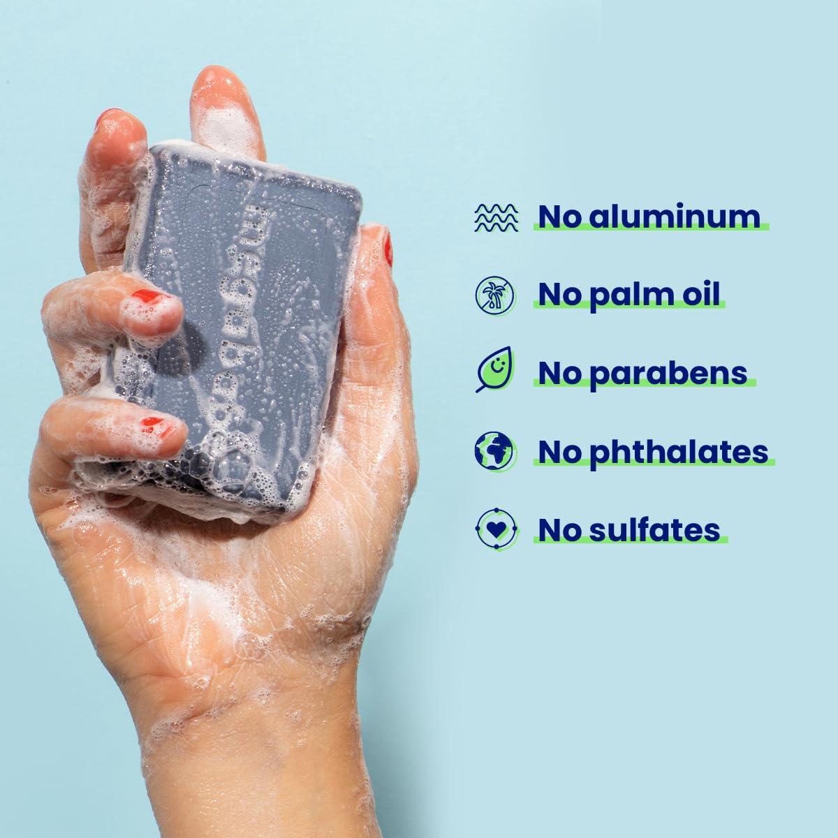 Megababe Megababe Underarm Bar Soap - Space Bar | With Detoxifying Charcoal for Odor Control | 3.5 oz