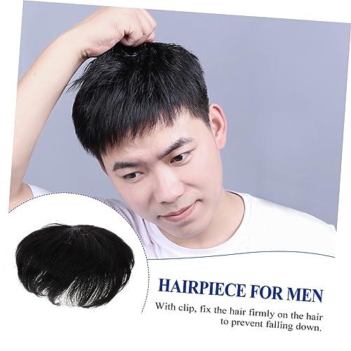 CALLARON CALLARON Black Wig Womens Headbands Mens Headband Black Mens Wig Male Hair Wigs Men Full Wig Black Male Wig Hair Replacement Wig for Daily Wear Party Womens Headbands Mens Headband Afro Wig