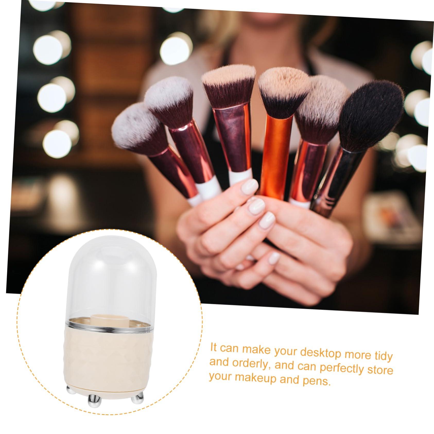 CAXUSD CAXUSD 360 Covered Makeup Brush Cup with Lid Makeup Organizer with Lid The Pet Makeup Organizer Brush Makeup Organizer