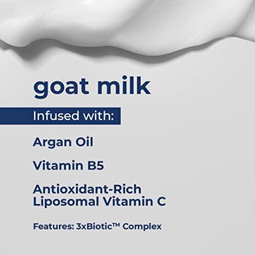 Kiss My Face Kiss My Face Goat Milk Bar Soap - Peach + Apple Blossom - Probiotic Goat Milk Soap Bar - Cruelty Free and Palm Oil Free (Peach + Apple Blossom, Pack of 1)