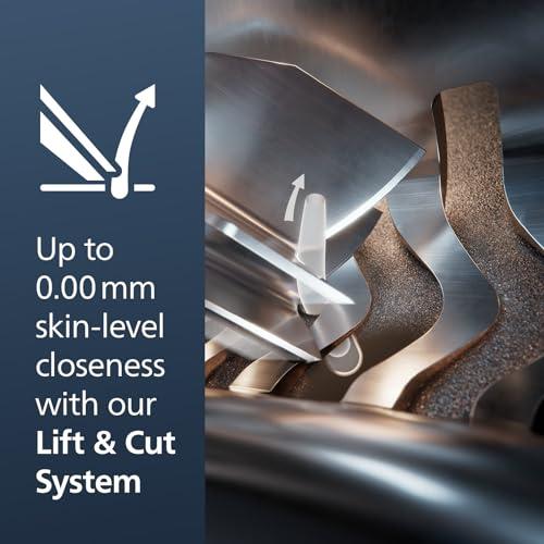 Philips Norelco Philips Norelco Shaver Series 9000 Prestige, Wet and Dry Electric Shaver, Lift & Cut Shaving System, SenseIQ Technology, Precision Trimmer, Cleaning Pod, Premium Pouch, Black Matte, Model SP9840/90