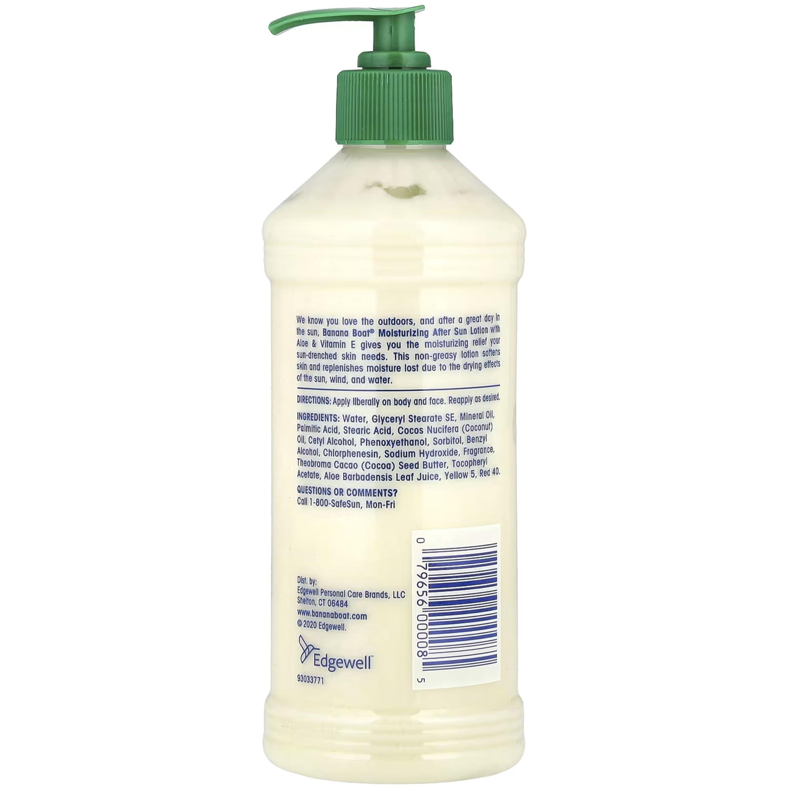 BANANA BOAT Banana Boat Moisturizing Aloe After Sun Lotion,16 oz (3 Pack)