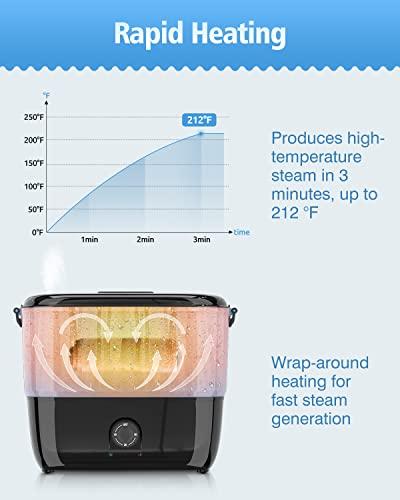 Kingsteam Kingsteam Hot Towel Warmer For Facials, Holds 18 Small Towels, Spa Towel Warmers with Rapidly Heating in 1-3 Mins, 30 Mins - Auto Off Timer Foldable Stone Warmer for Spa, Salon and Massage