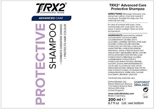 TRX2 TRX2 Protective Shampoo - Repairs & Protects - Biotin, Rice Protein, Panthenol - Paraben Free [6.7 oz]