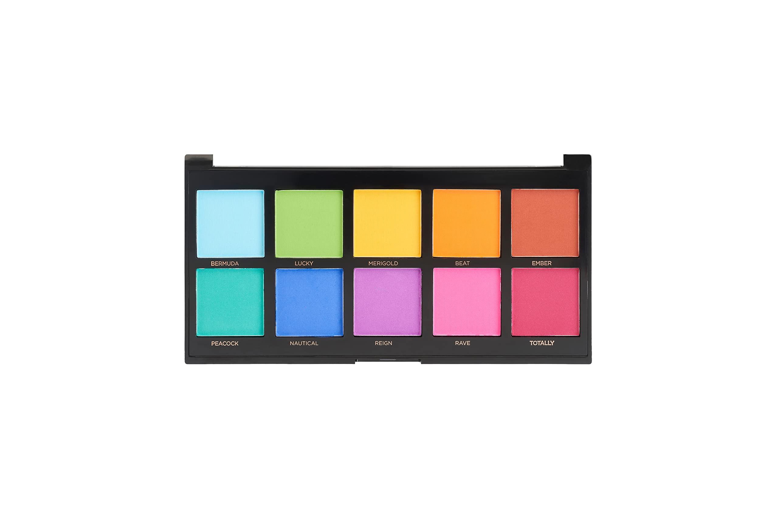 Profusion Cosmetics Profusion Cosmetics 10 Shade Eyeshadow Palette - High Pigmented Multi-Finish Colors, Vegan & Cruelty-Free, Create Stunning Looks On-the-Go - Travel-Friendly & Versatile Makeup, Spectrum