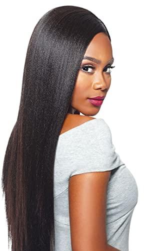 Outre Outre Human Hair Blend Weave Premium Purple Pack Brazilian Boutique Virgin Sleek Pressed 18", 20", 22"+Free Closure (DR30)