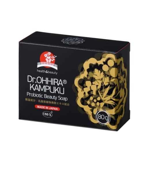 Dr.OHHIRA Dr.OHHIRA Probiotic Soap KAMPUKU With Fermented Extract Rich in Nutrients Such as Amino acids Vitamins and Minerals Which Support the Health and Balance of the Skin, Dark Orange, 80g