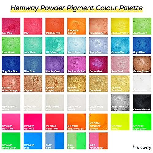 Hemway Hemway | Natural Mineral Pigment Powder [50g Metallic Tangerine Orange]