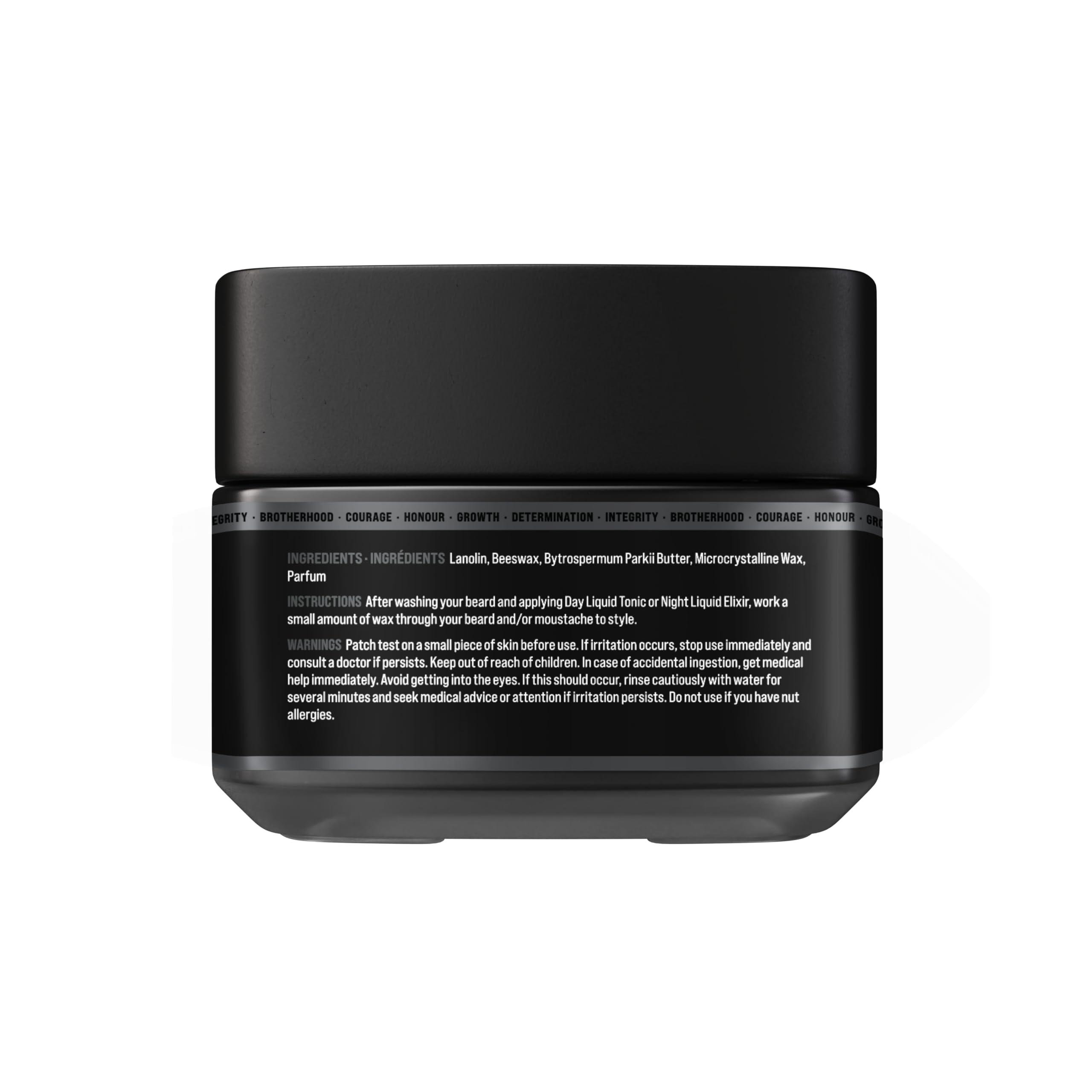 The Beard Struggle Gentlemen\'s Beard & Mustache Wax for Men by Beard Struggle - Viking Beard Wax Helps to Tame Style & Groom - Platinum Collection - Loki Unscented - Moustache Wax, 50g / 1.76 US. oz.