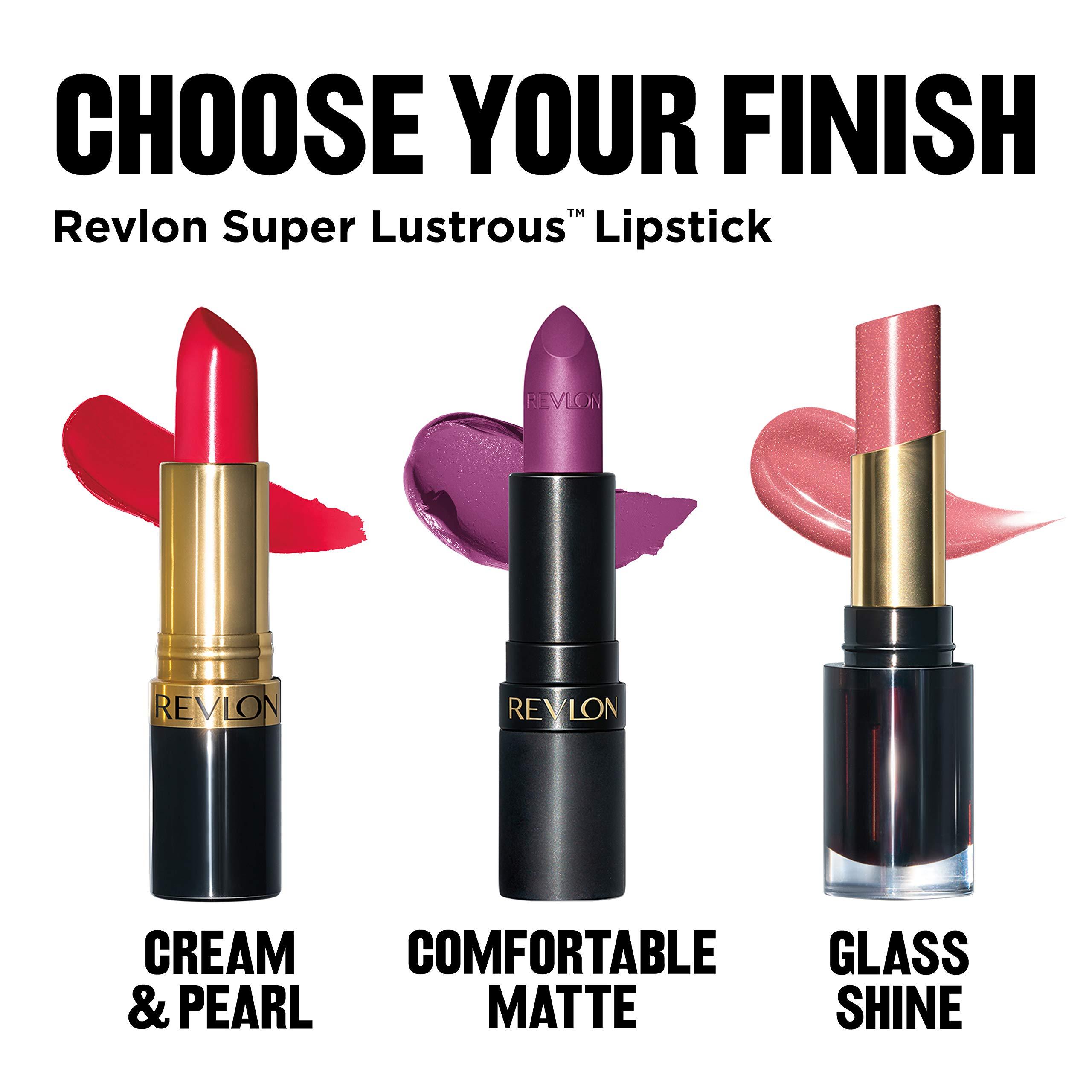 REVLON Revlon Super Lustrous The Luscious Mattes Lipstick, High Impact with Moisturizing Velvety Formula, Hot Date, 0.74 oz