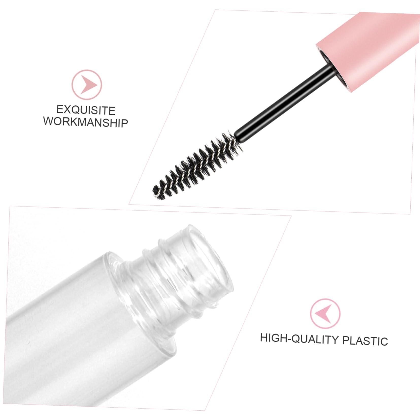 FOMIYES FOMIYES 10pcs Mascara Empty Tube Mascara Volume Mascara Tubes Empty Mascara Tube Clear Empty Eyelashes Mascara Tube Empty Eyelash Mascara Tube Refillable Empty Mascara Palette Plastic Pink