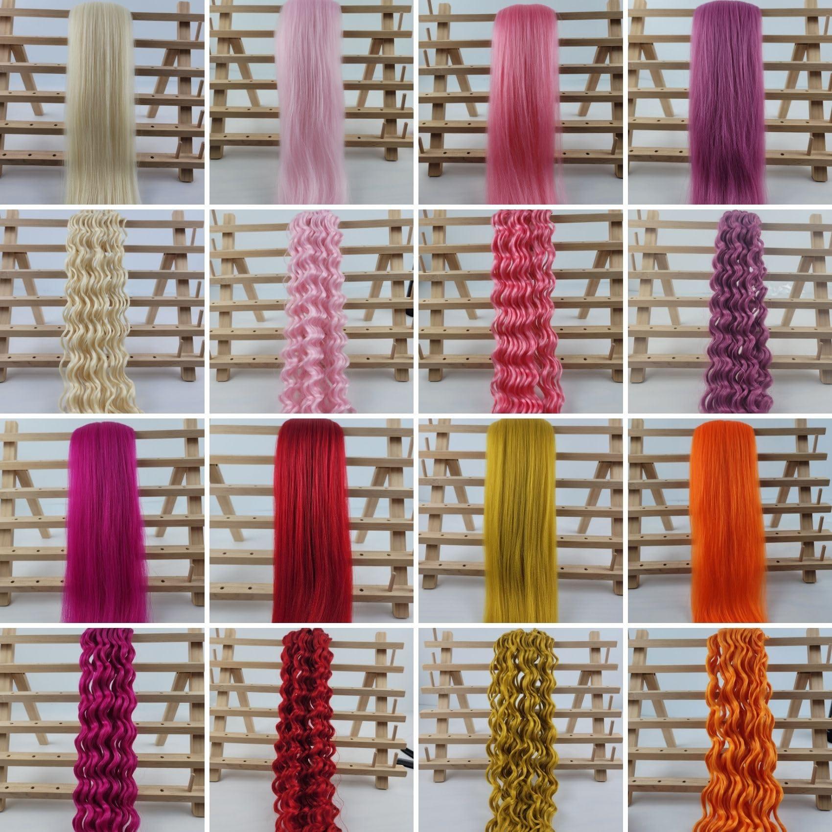 Leticia Pink Boho Braiding Hair for Boho Braids Braid in Hair Pre stretched Boho Braiding Hair