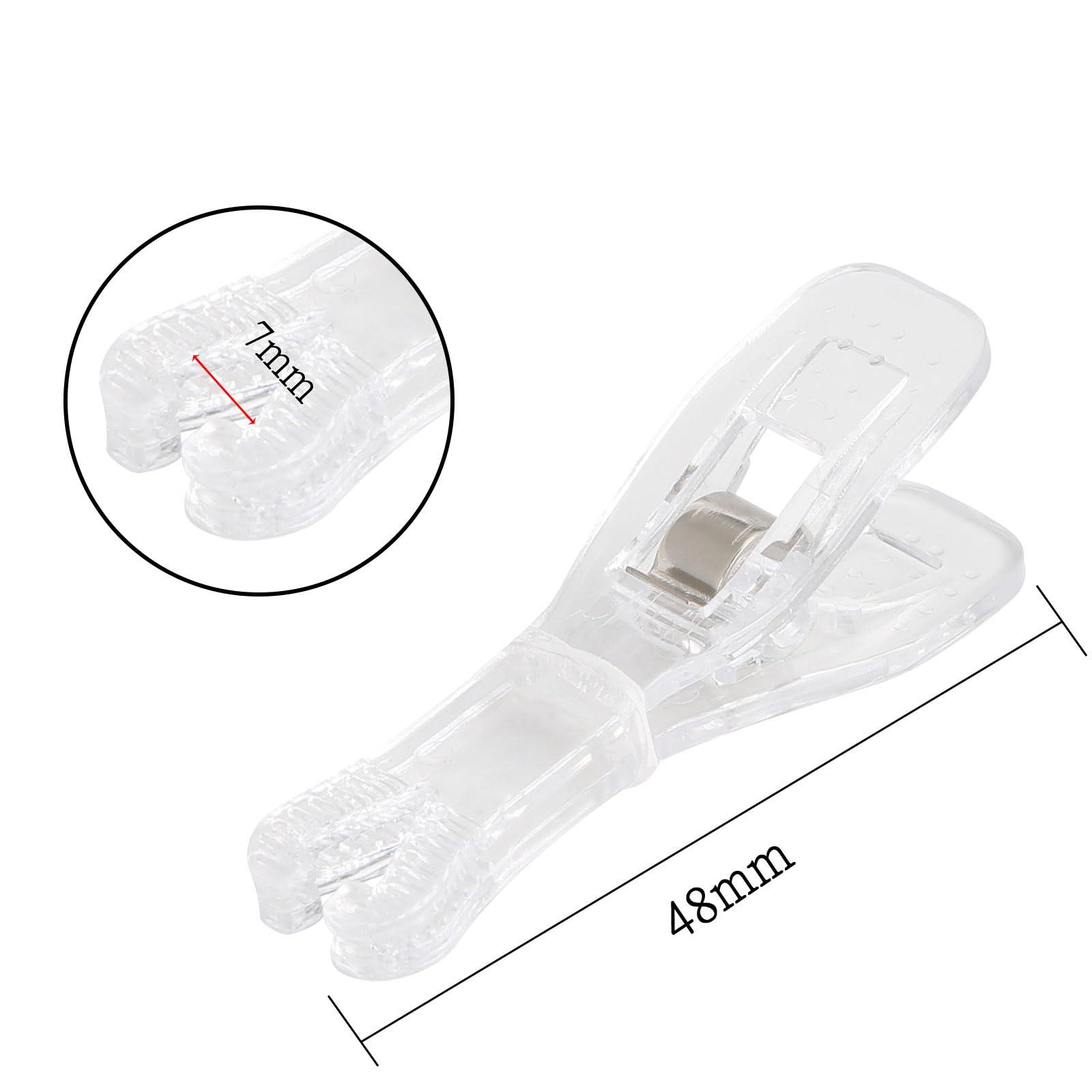 Oyaface Oyaface Body Piercing Kits Septum Clamps for Ear Nose Navel Nipple Lip Piercing Tools Piercing Supplies, 10 Pcs, Clear Round