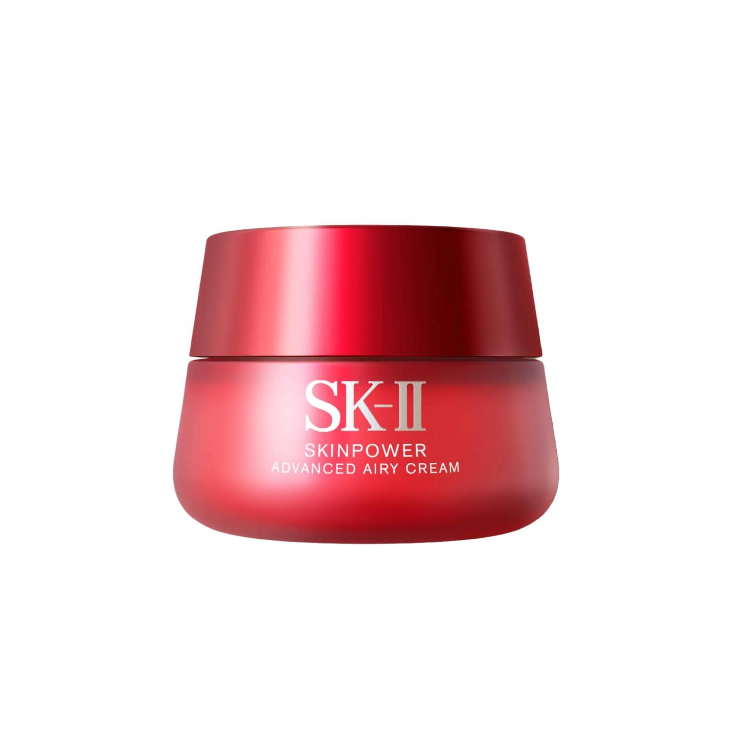 SK-II SK-II SKINPOWER Airy Face Cream - Anti Aging Wrinkle Cream for Oily & Dry Skin - Antioxidant-Rich Formula to Help Protect Skin While Improving Firmness & Elasticity (1.7 oz)